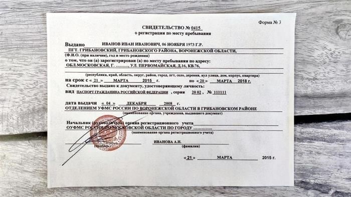 Риски, связанные с назначением временного места жительства на основании договора аренды