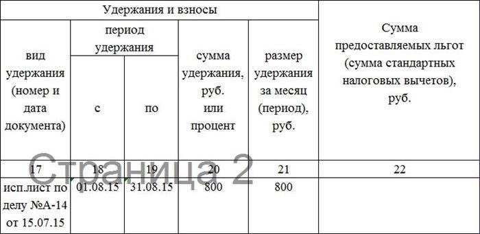 Основания для заполнения формы Т-54