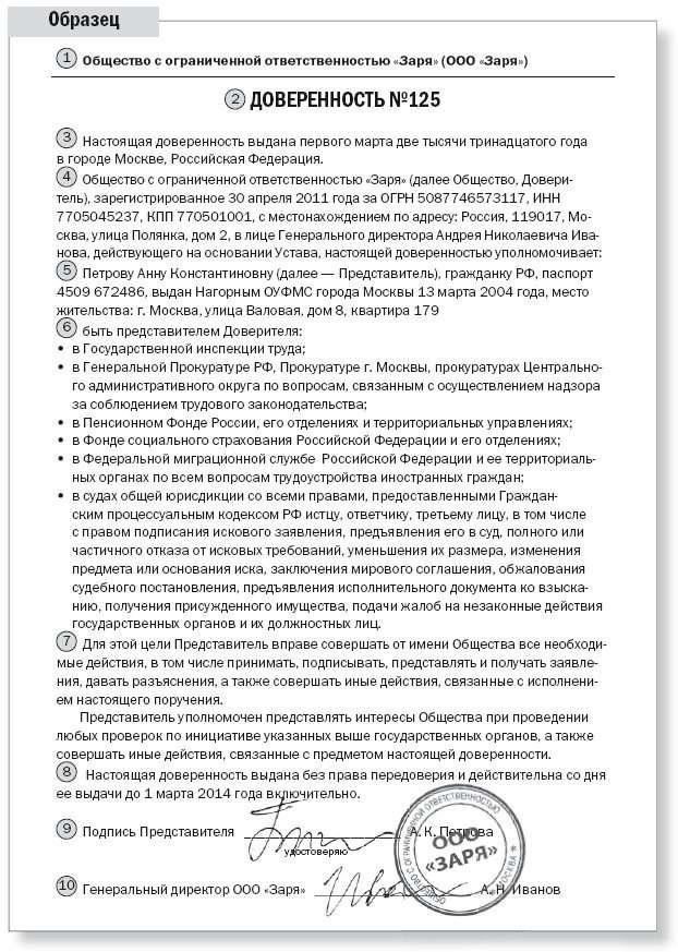 Понимание роли доверенности в трудовых соглашениях