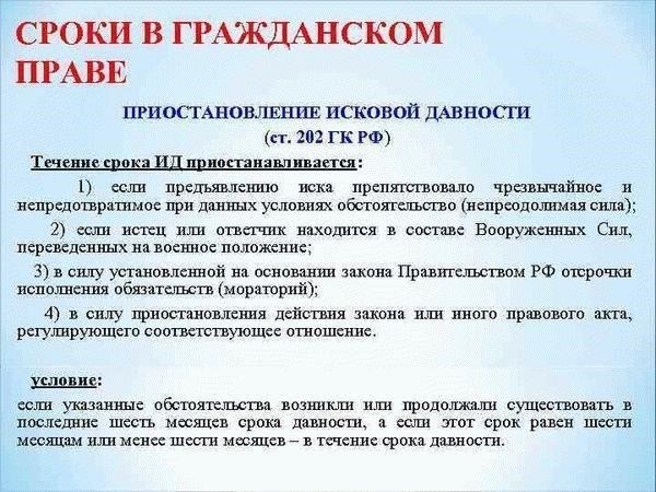 Понимание срока исковой давности и его последствий