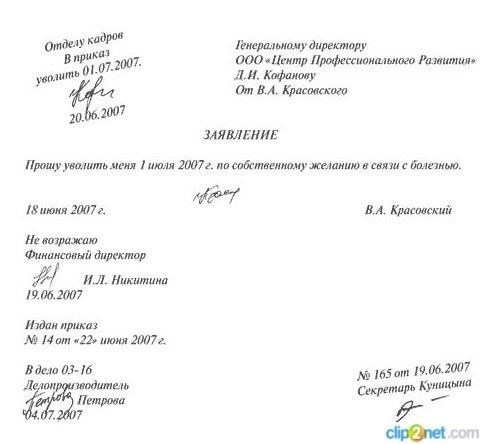 Что должно содержаться в резолюции?